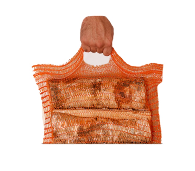 كيس حطب طبيعي من شجر البتولا الأوربي